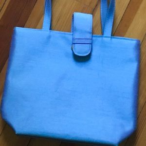 “Ester Lauder” Cosmetic Bag in Robin Blue.